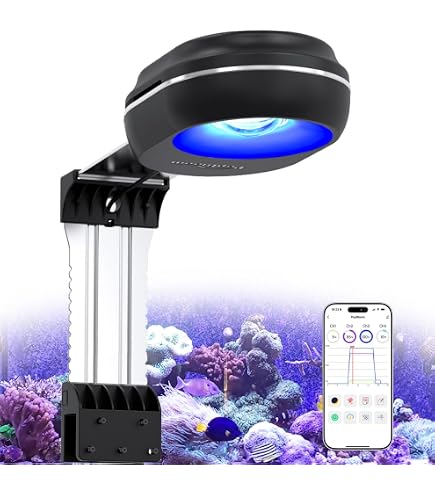 Pop Bloom LED水槽ライト 60cm リモコン付き Amazon.com : PopBloom RL60 Smart-APP Control Saltwater LED